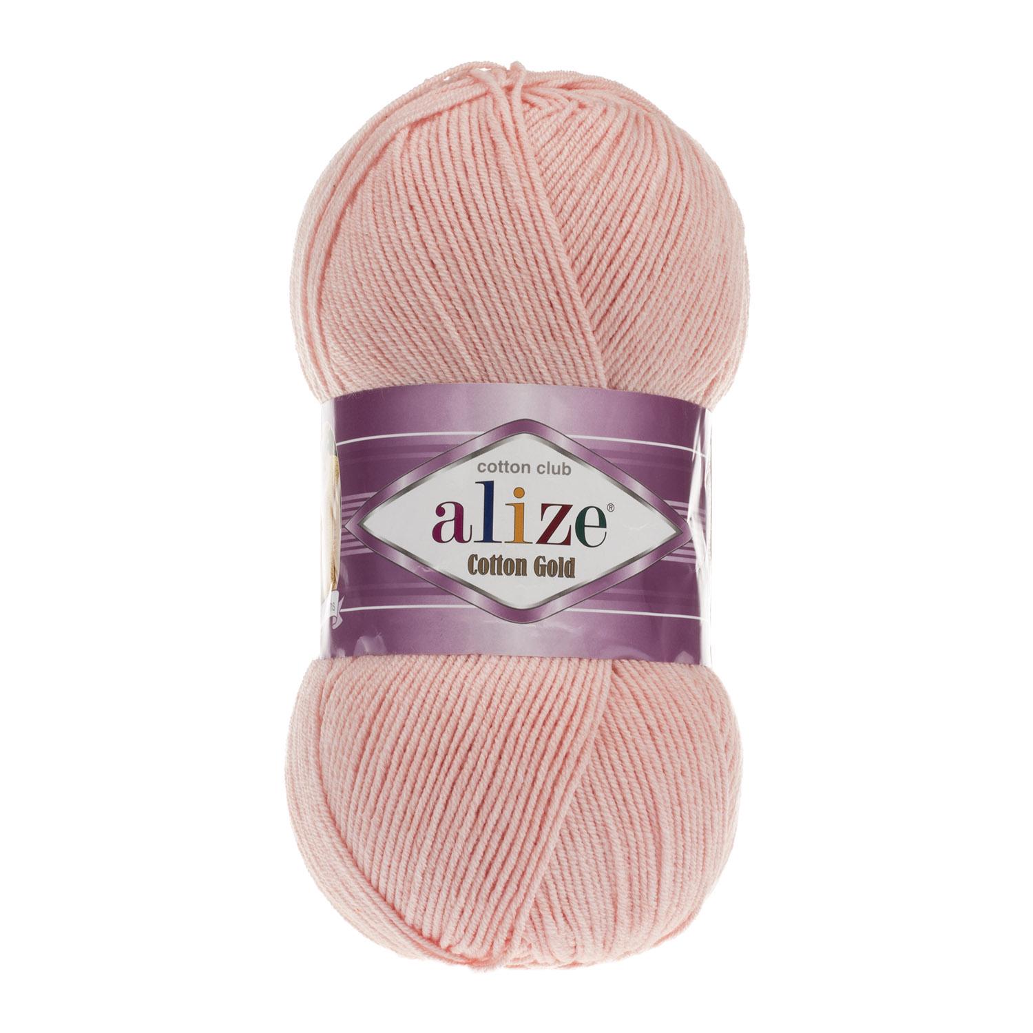Пряжа Alize Cotton Gold 393 Розовая Пудра (6415)