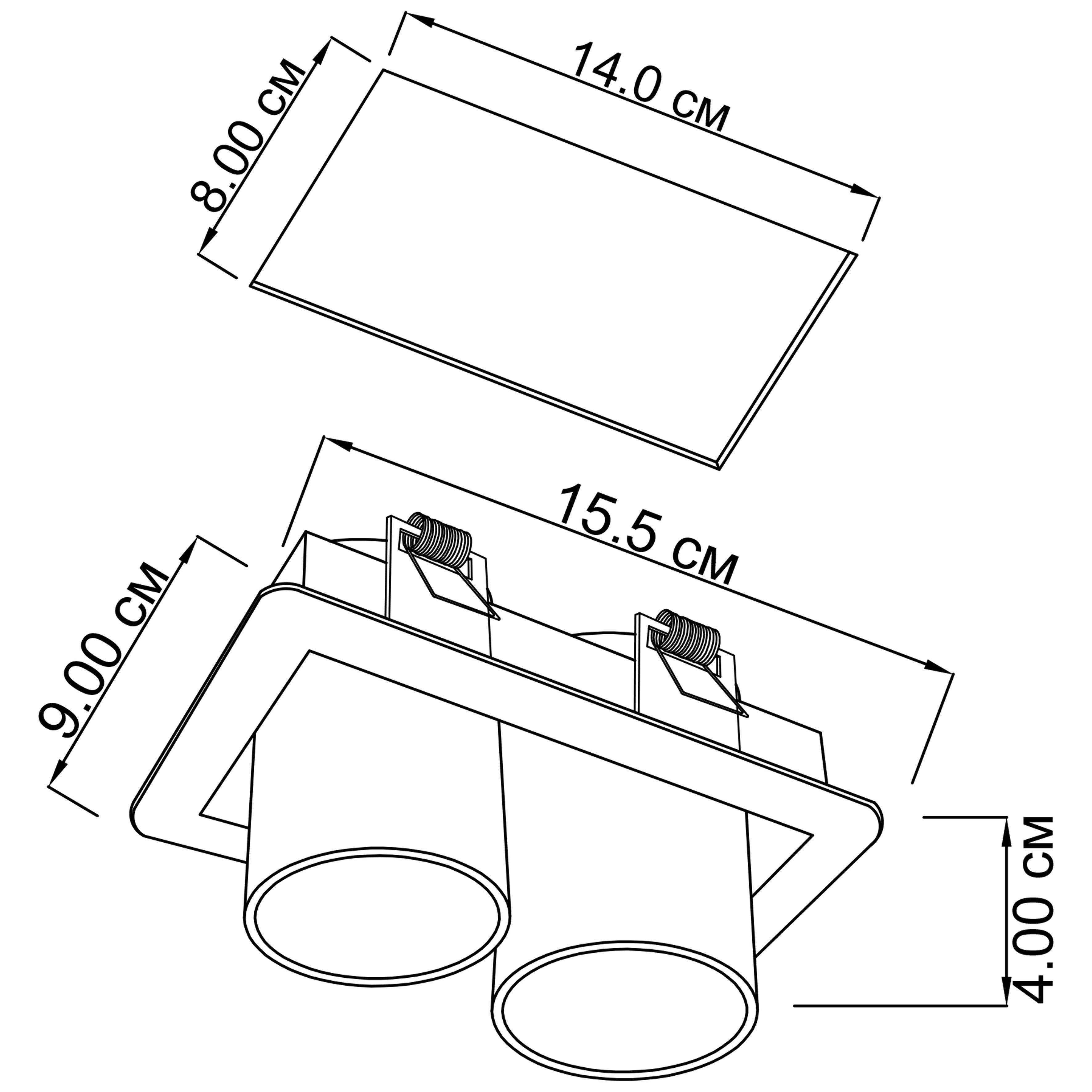 Врезной точечный светильник Imperium Light Goggles (27624.01.01) - фото 2 Врезной точечный светильник Imperium Light Goggles (27624.01.01) - фото 2