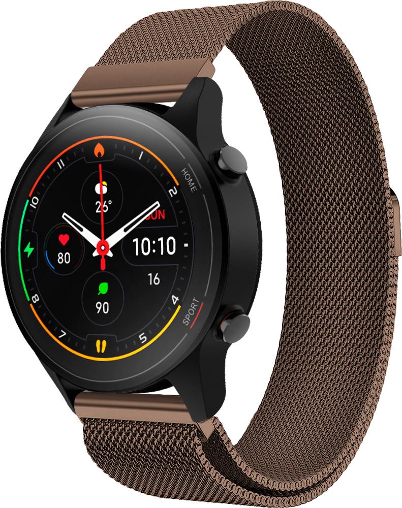 Ремешок Миланская Петля Milano для Xiaomi Mi Watch 22 мм Brown (22917)