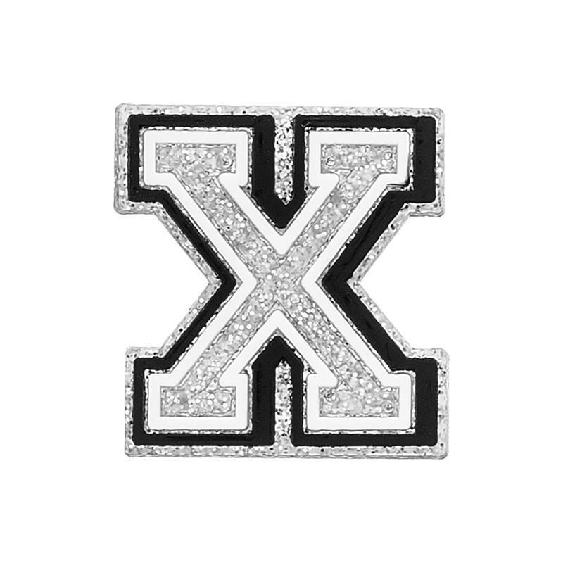 Джибитс для кроксов 5734 Буква X 1 шт. Серебристый (2087785402)