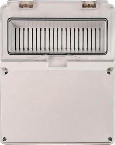 Щит розподільчий ERKA-031 220x280x120 на 9 модулів прозорі дверцята IP65 (28687269)