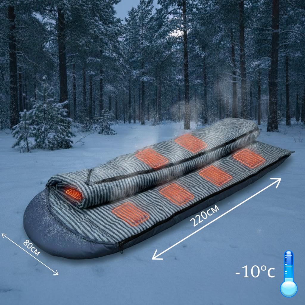 Спальный мешок с подогревом от Power Bank (30067204) - фото 2