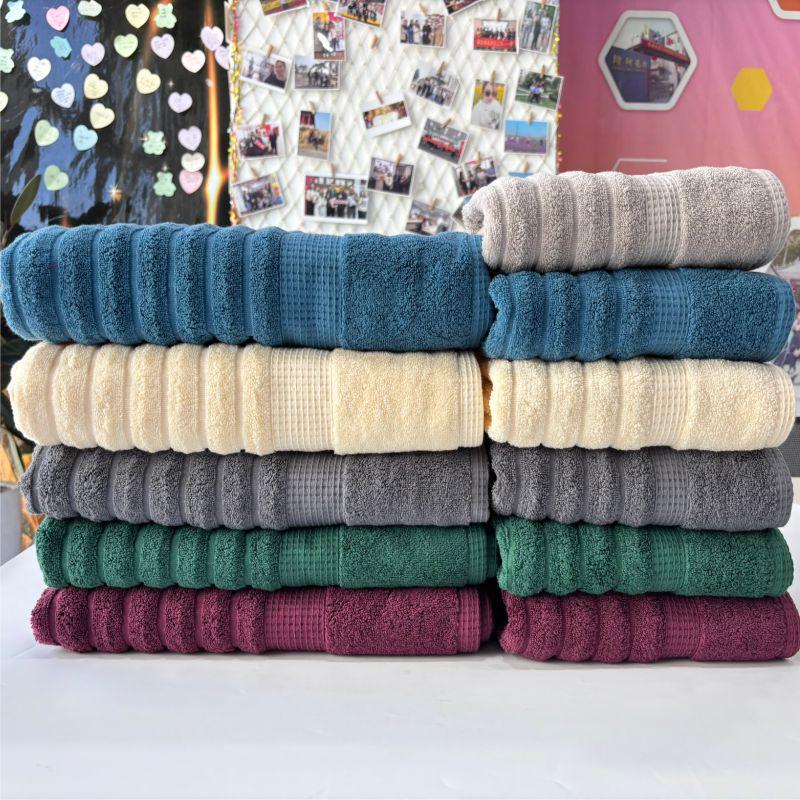 Набір рушників для ванної Lovely Svi Oxford Stripe жаккард 2 шт. 70х140/50х90 см Navy Blue (361124) - фото 5