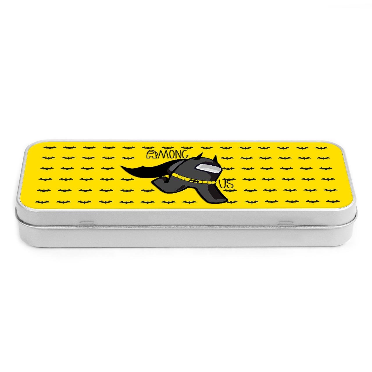 Пенал школьный Among Us Batman Серебряный (34408-2430-SR)