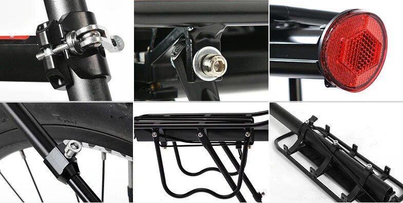 Велобагажник Hongsenbike консольный HS-601 алюминий 24-29" Черный - фото 3 Велобагажник Hongsenbike консольный HS-601 алюминий 24-29" Черный - фото 3