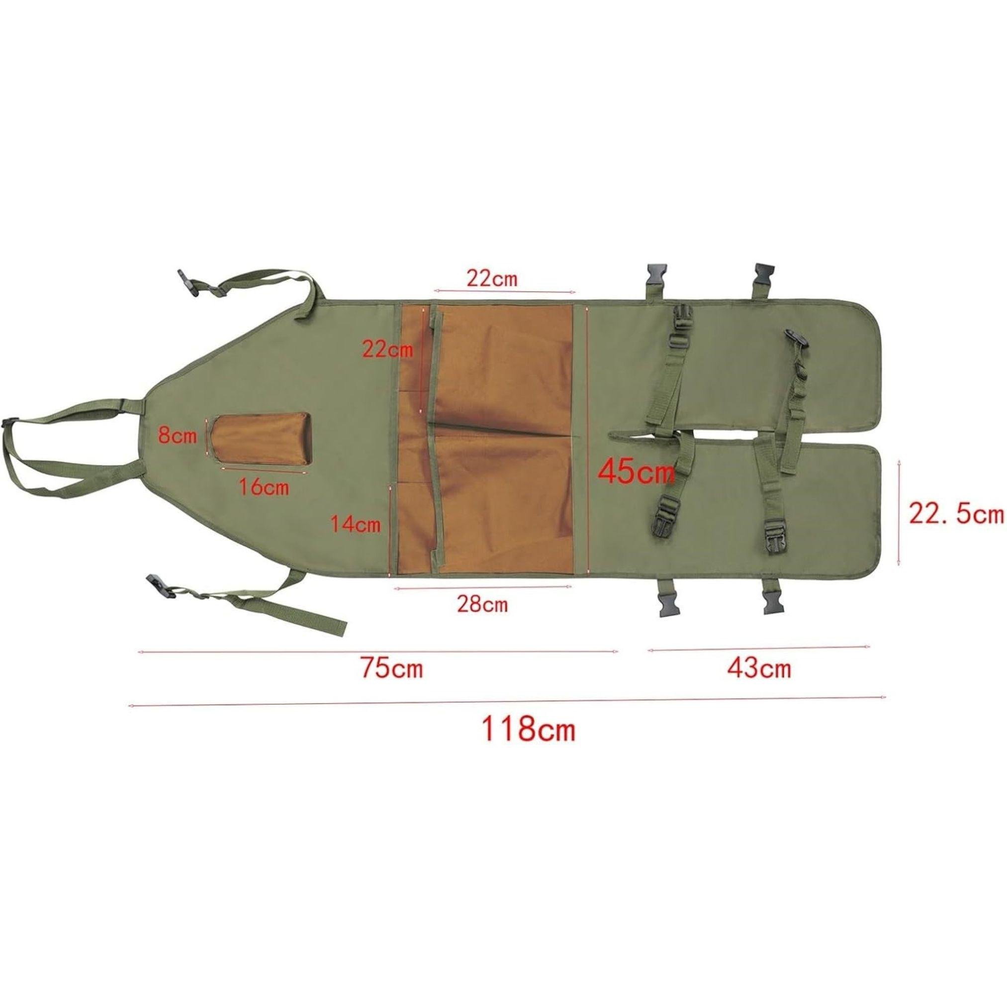 Довгий садовий фартух для саду та городу (SADFAR-GRN-1325) - фото 7