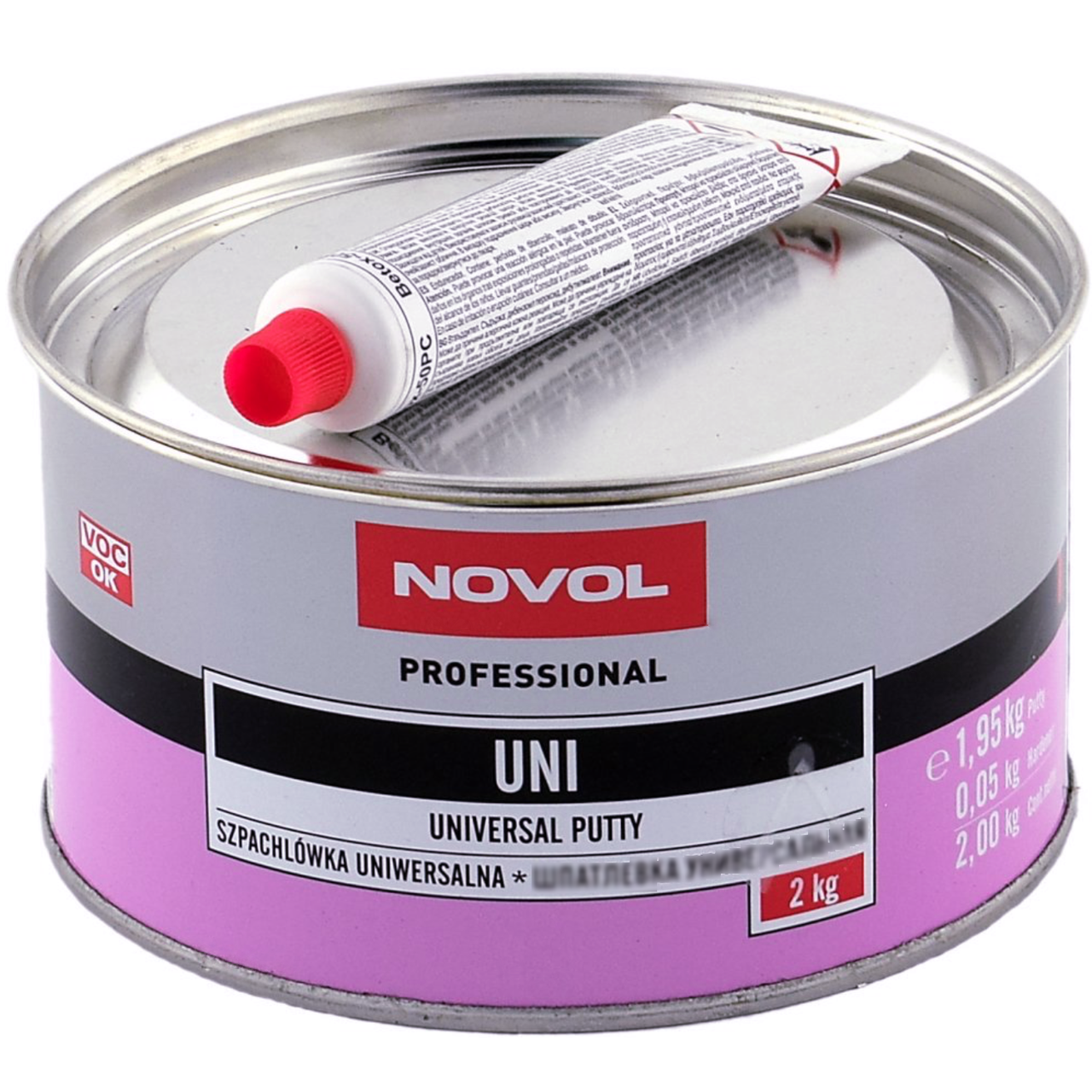 Шпаклевка универсальная Novol UNI 2 кг