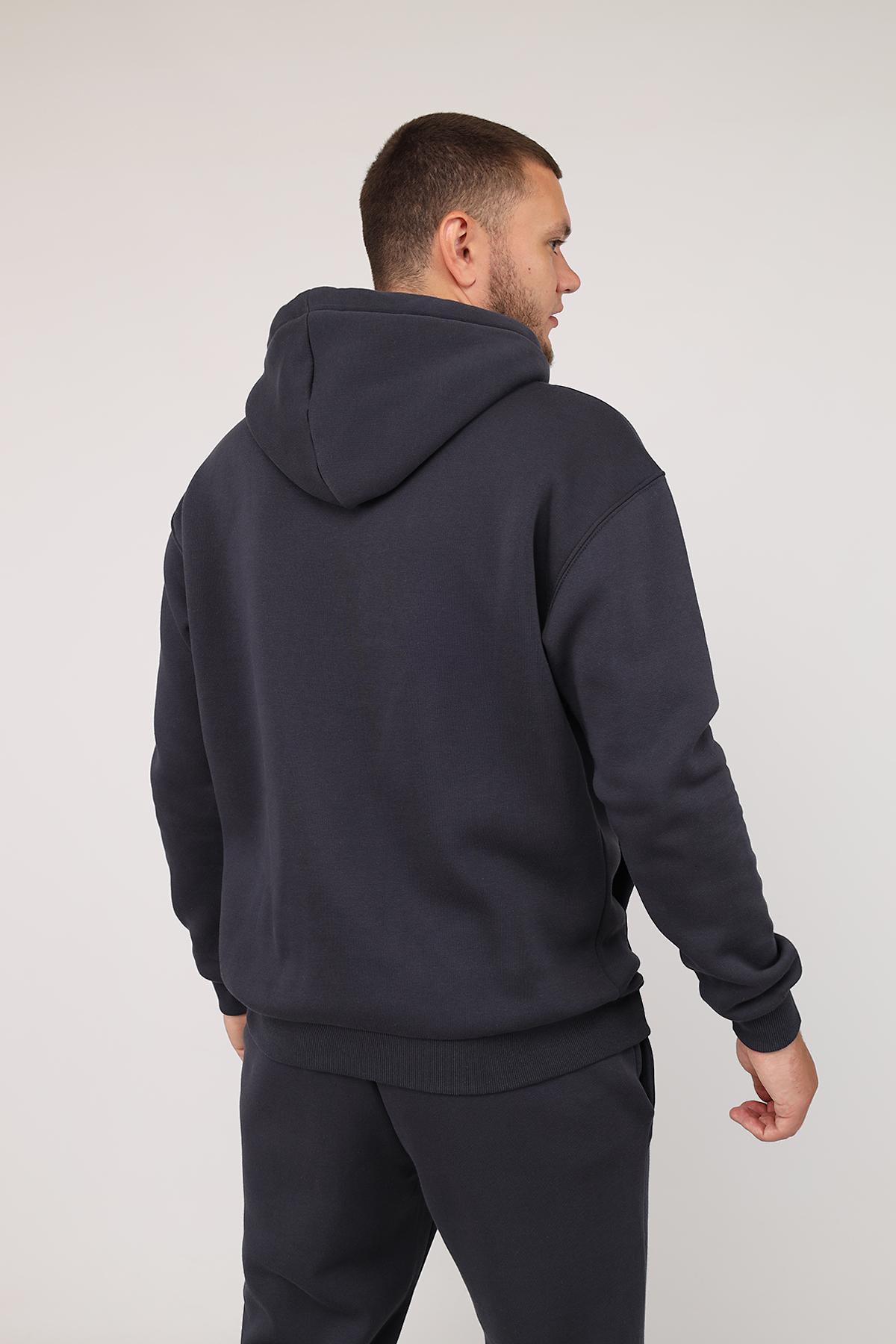 Худі чоловічий ЦБ-00279982 р. 52 Темно-сірий (SKT001074106) - фото 5 Худі чоловічий ЦБ-00279982 р. 52 Темно-сірий (SKT001074106) - фото 5