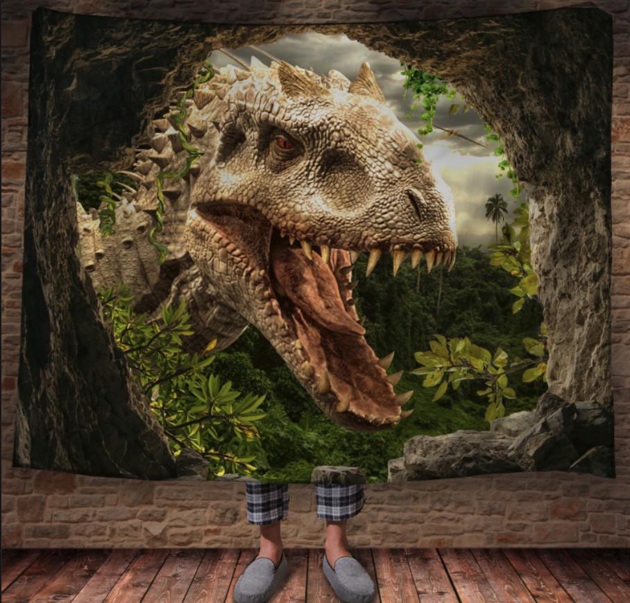 Плед із 3D принтом Динозавр 150х200 см (epi_1944) Плед із 3D принтом Динозавр 150х200 см (epi_1944)