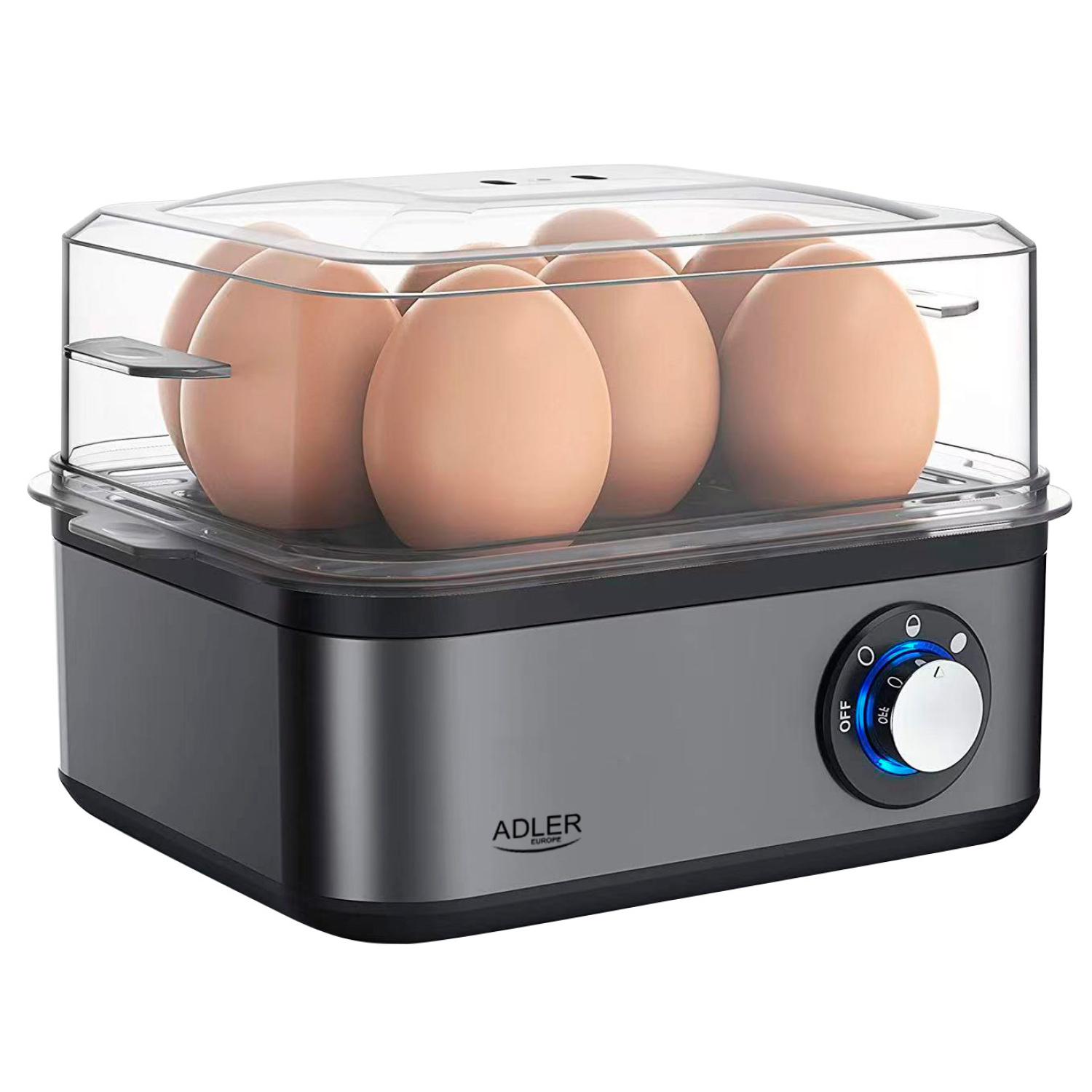 Яйцеварка электрическая Adler AD 4486 800W Gun Metal (31153103) Яйцеварка электрическая Adler AD 4486 800W Gun Metal (31153103)