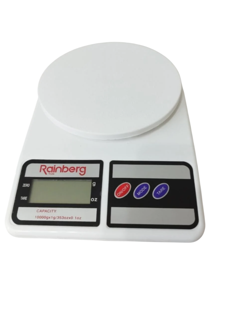 Весы кухонные Rainberg RB-400 до 10 кг Белый