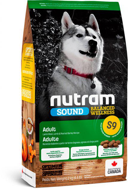 Корм сухой для собак Nutram S9 Sound Balanced Lamb Dog 11,4 кг (24390156)
