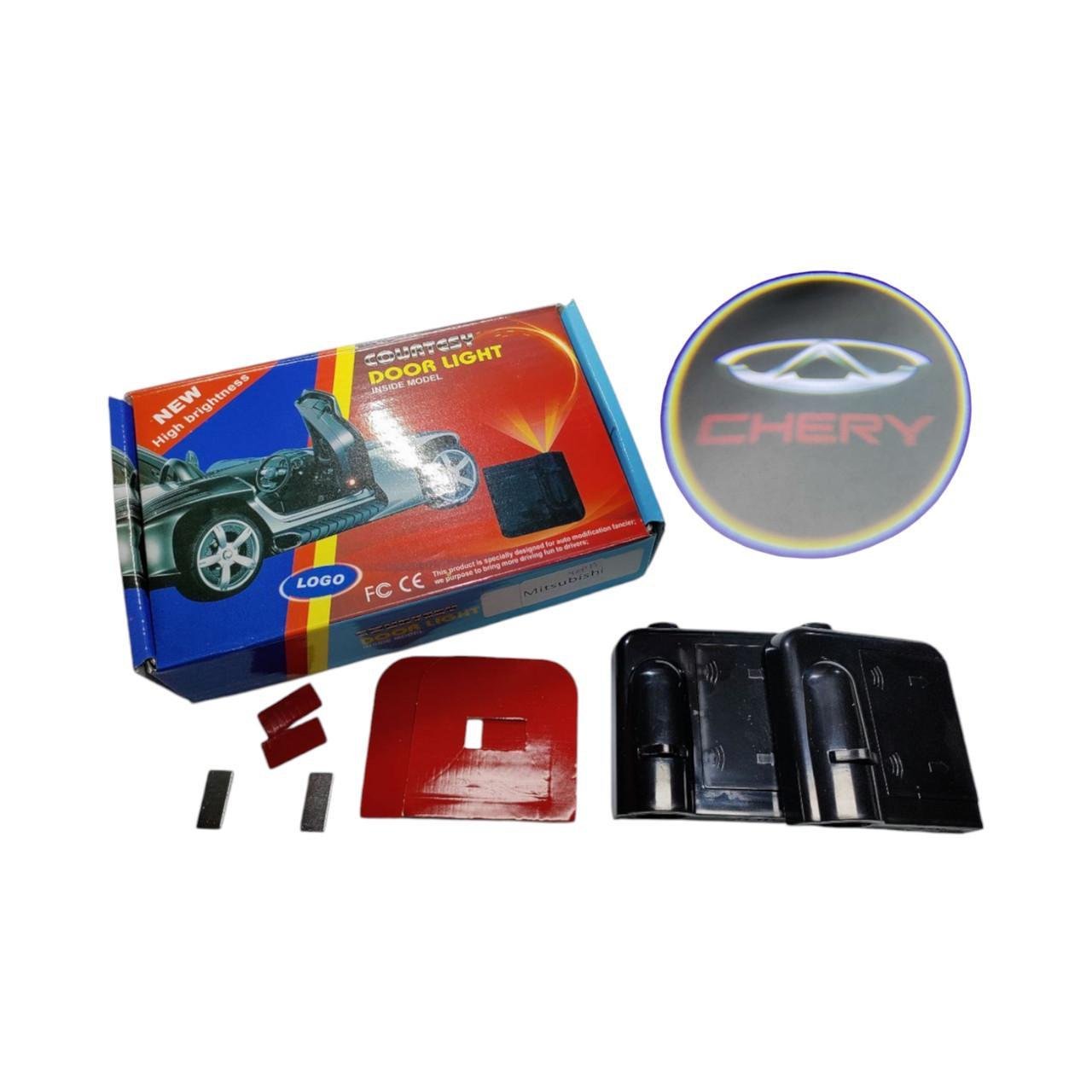 Подсветка светодиодная на двери автомобиля с логотипом CHERY (1773700915) - фото 5 Подсветка светодиодная на двери автомобиля с логотипом CHERY (1773700915) - фото 5