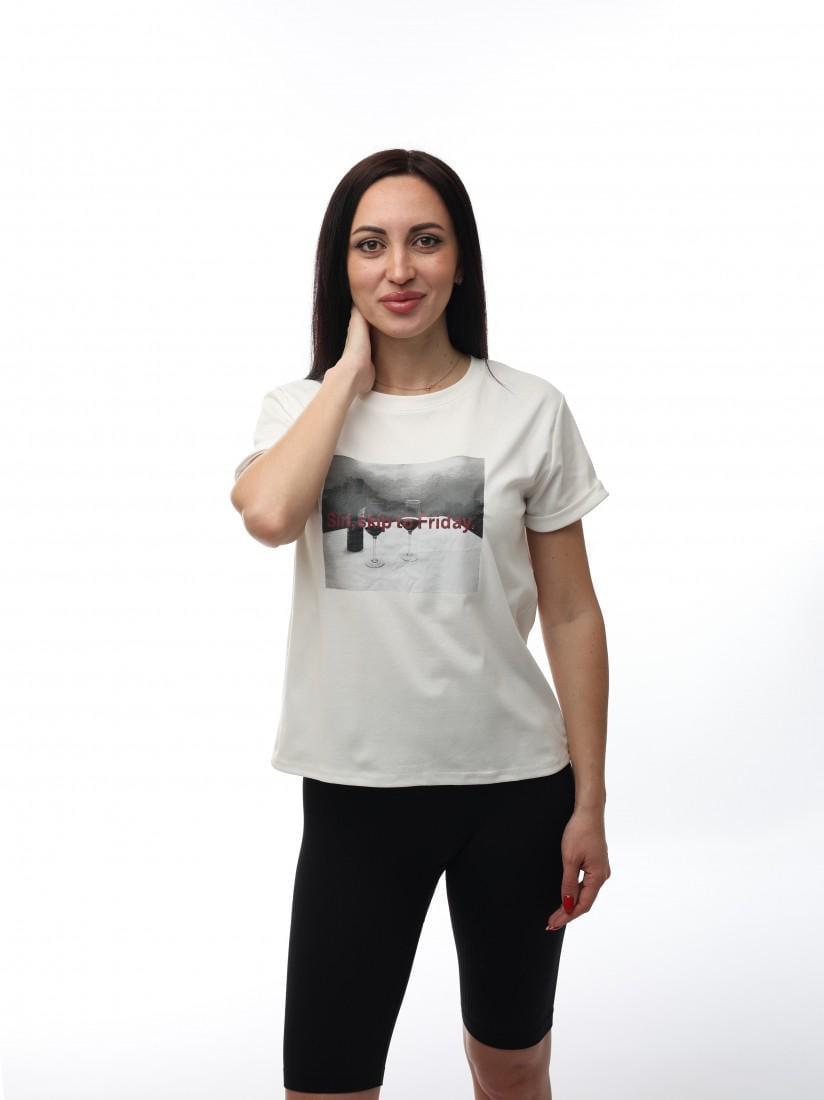 Футболка женская est. 1991 S Белый (278351-S)