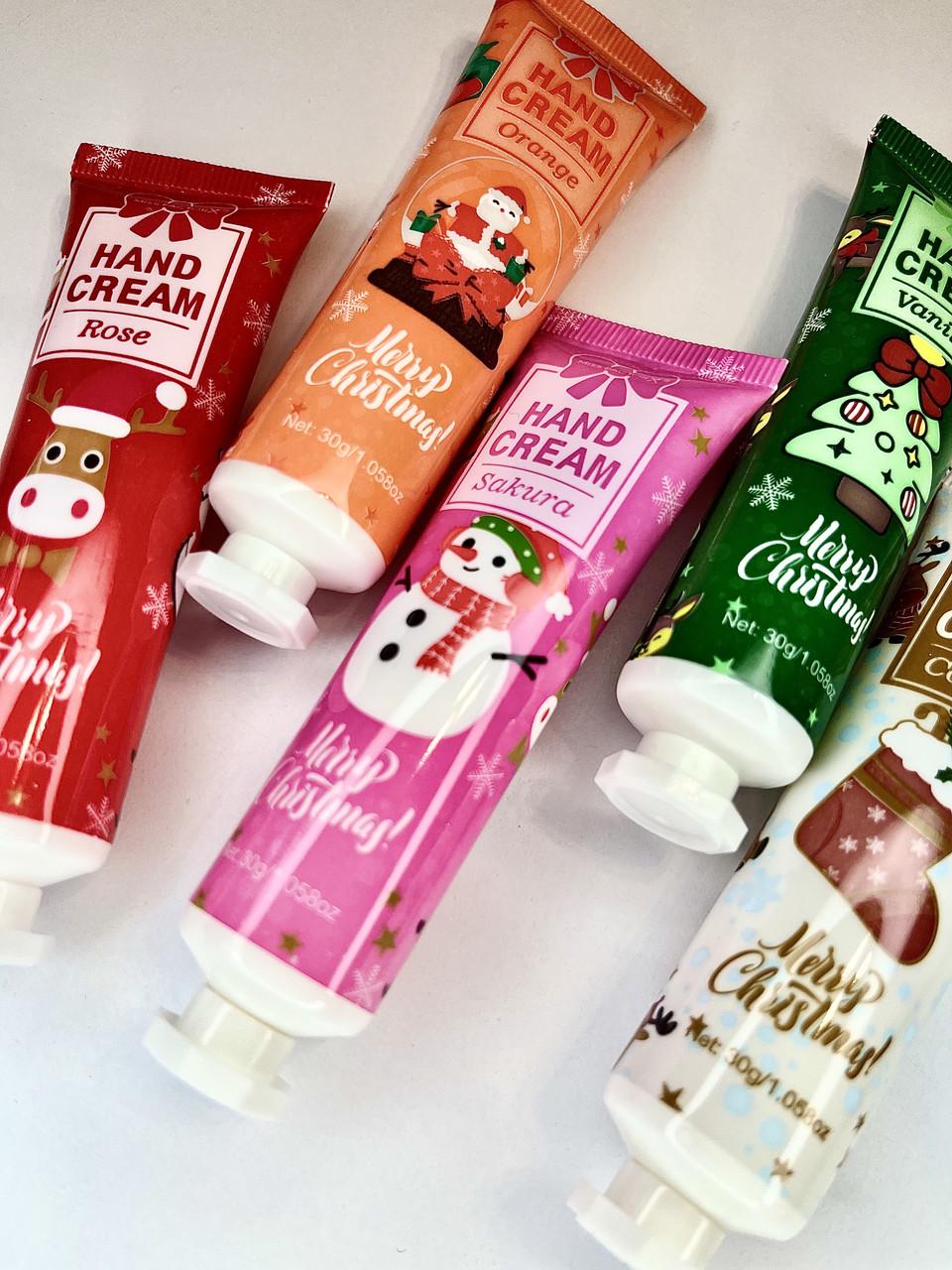 Подарунковий набір з 5 кремів новорічний 30 мл (2796976756) - фото 4