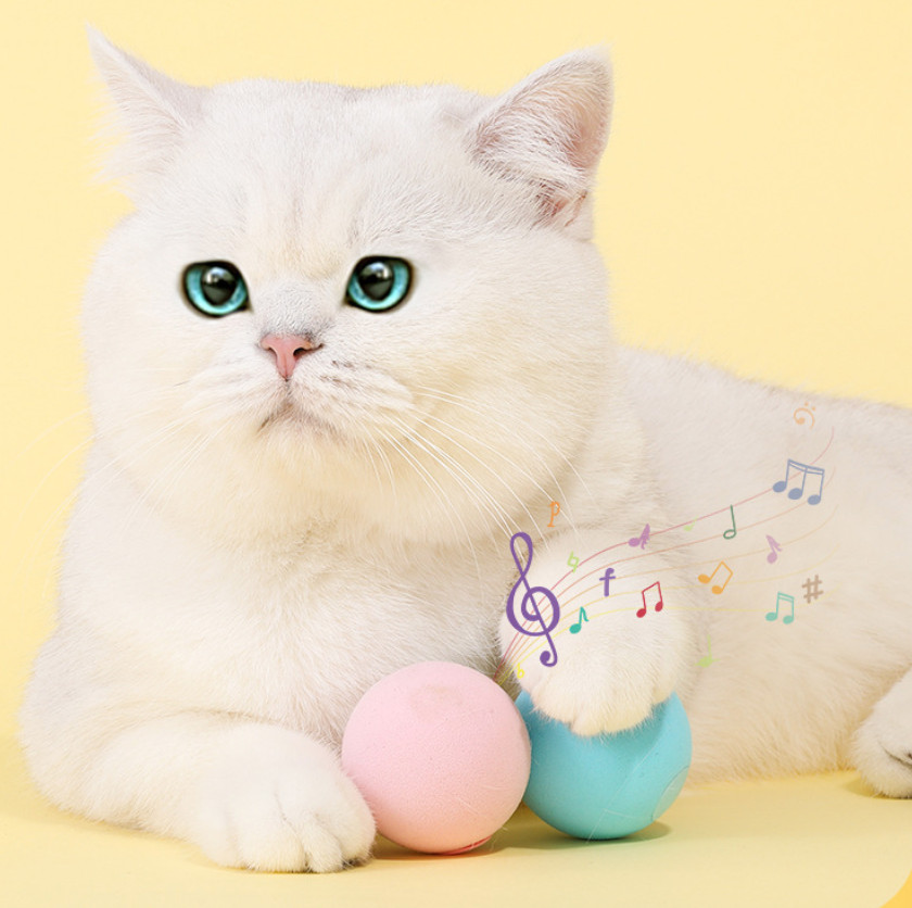 Іграшка інтерактивна м'ячик для кішок зі звуками птахів 5922 5 см Рожевий (4259154) - фото 4 Іграшка інтерактивна м'ячик для кішок зі звуками птахів 5922 5 см Рожевий (4259154) - фото 4