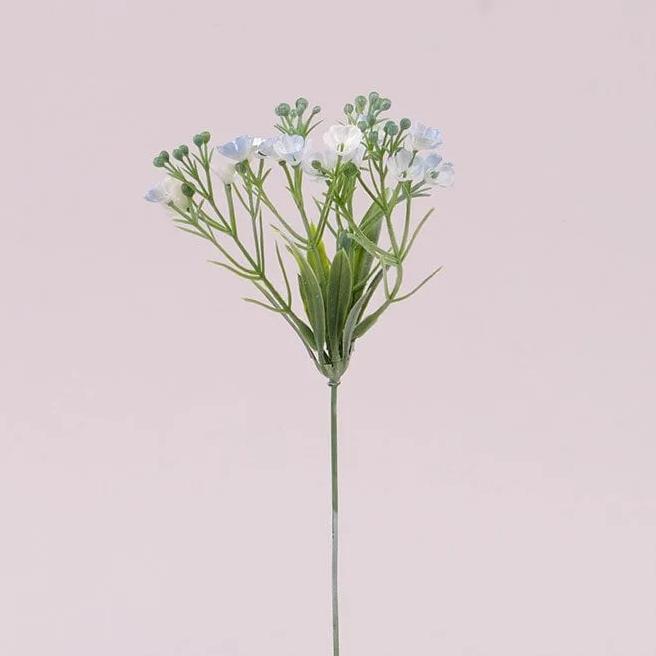 Веточка декоративная Flora с голубым цветом 6 шт. (72858)