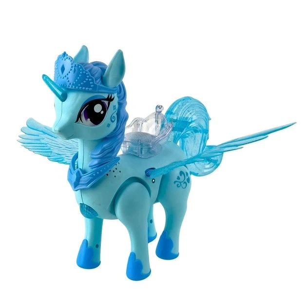 Інтерактивна іграшка Єдиноріг HJ708 музика/світло Blue