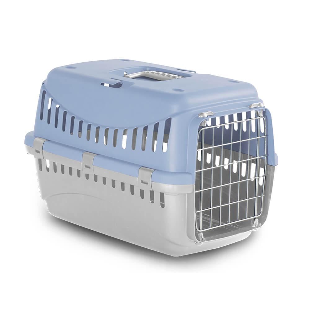 Переноска для животных MP Bergamo GIPSY 1 дверь металл 46х31х32 см Light Blue (2226078421)