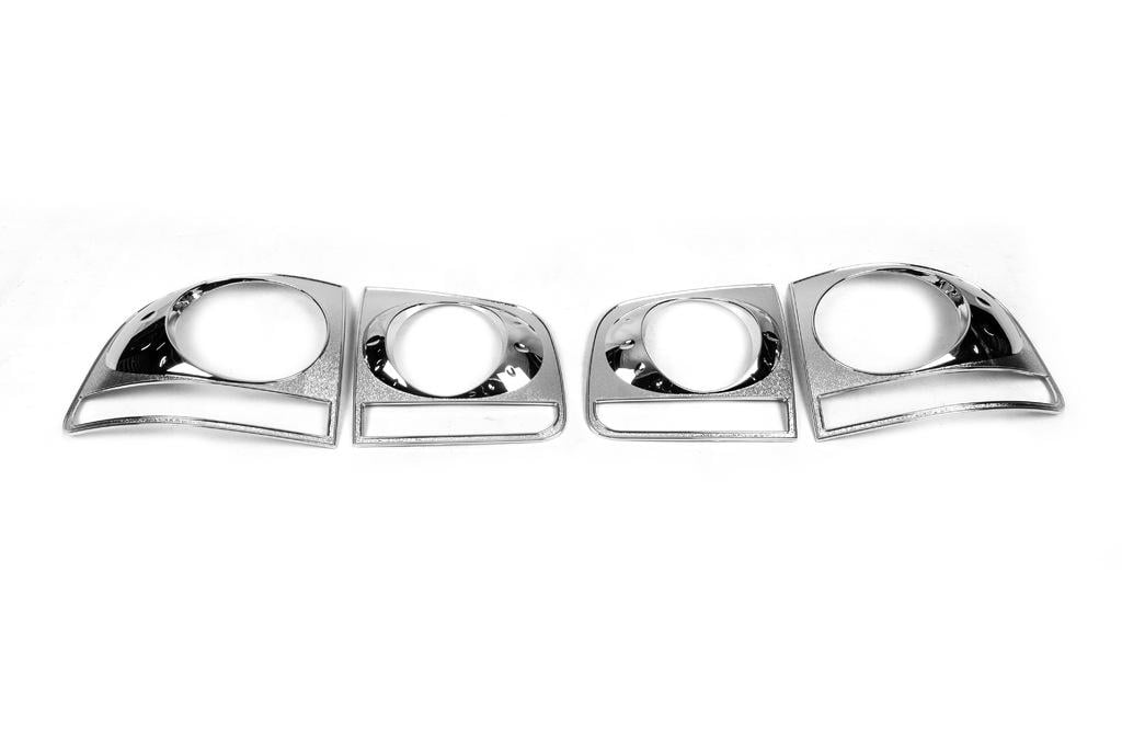 Накладки задние фонари 2008-2011 Carmos для Volkswagen Touareg 2002-2010 гг. abs-пластик Хром