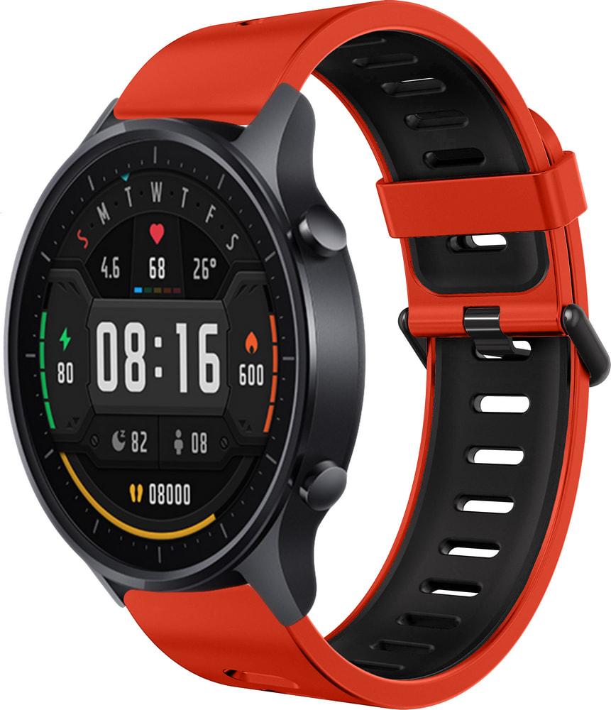 Ремешок Traf для Xiaomi Mi Watch Color Orange-Black (31498)