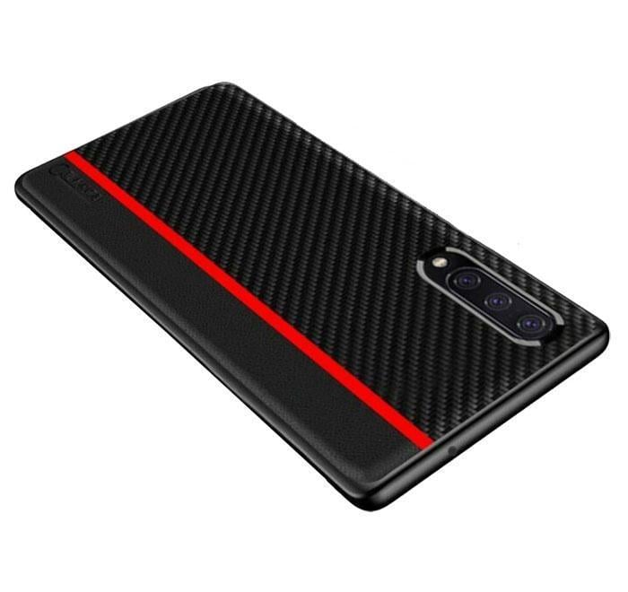 Чохол накладка Primolux Cenmaso для Samsung Galaxy A70 2019 SM-A705 Black/Red (1043343064) - фото 3