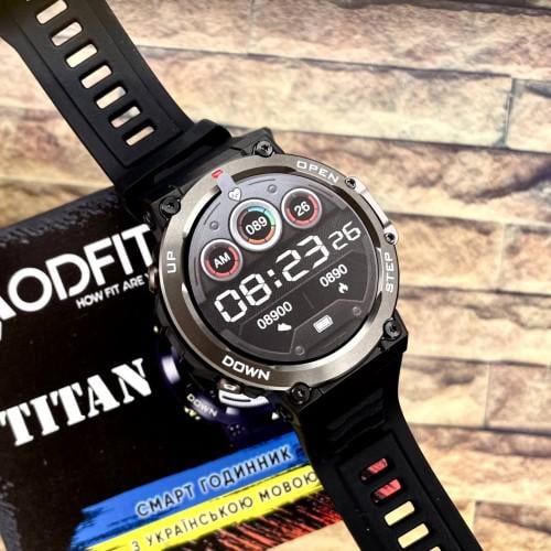 Смарт-годинник Modfit Titan All Black Чорний (1808623104) - фото 3