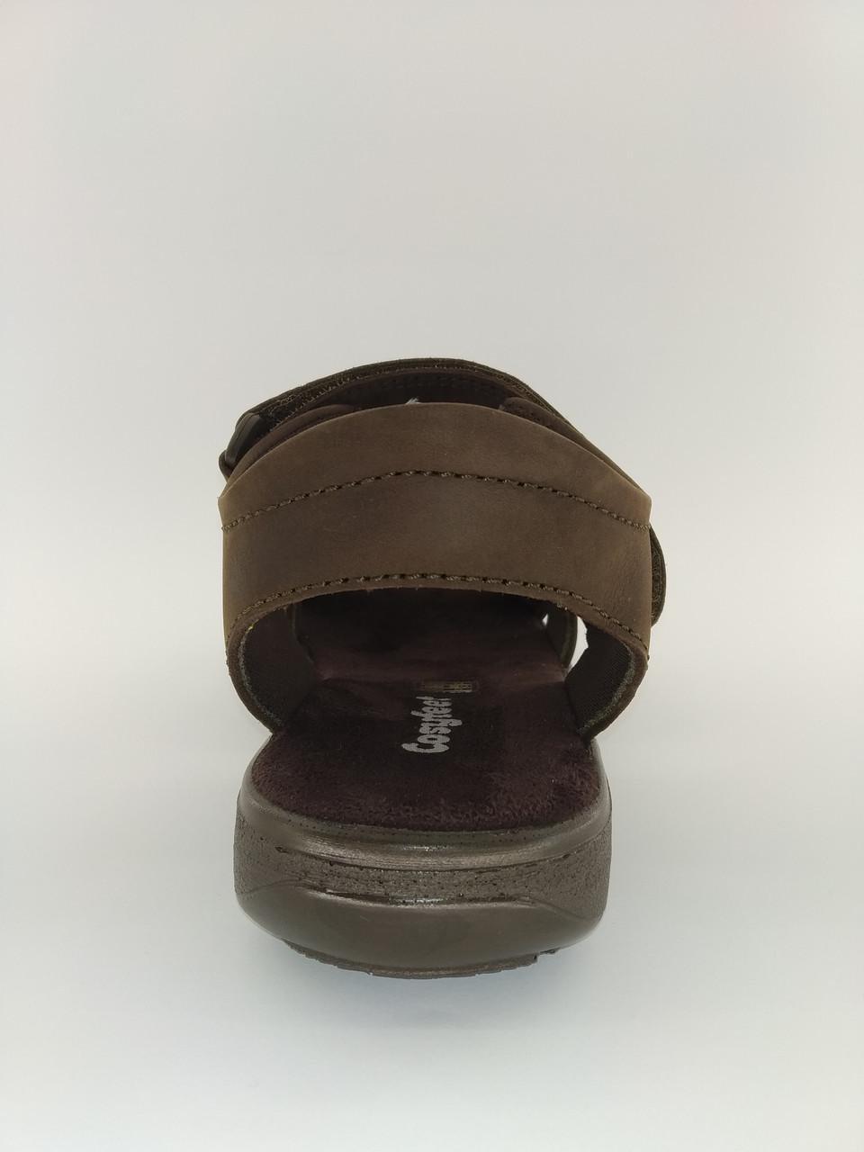 Сандалии мужские кожаные Cosyfeet 014 Bradford р. 42 28 см Коричневый (1207889088) - фото 4 Сандалии мужские кожаные Cosyfeet 014 Bradford р. 42 28 см Коричневый (1207889088) - фото 4