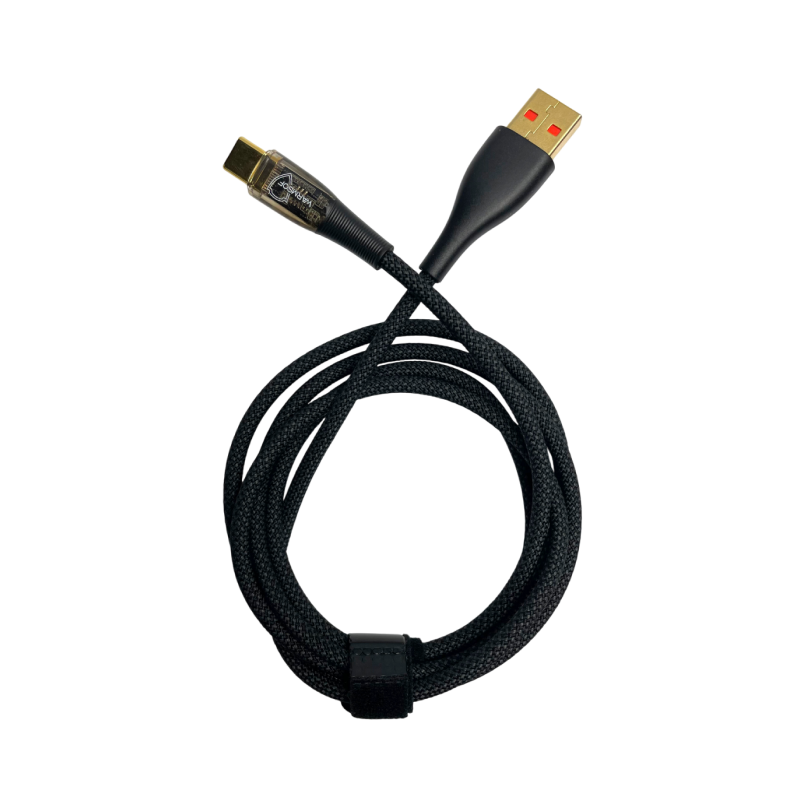 Кабель зарядний UWarmSof USB to Type-C 1,2 м Чорний (23263636)