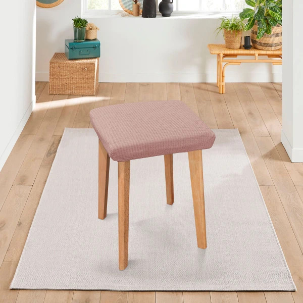 Набір чохлів на табурет квадратний Love You Corn Fleece 85181 2 шт. Капучіно (8-6-5130830)