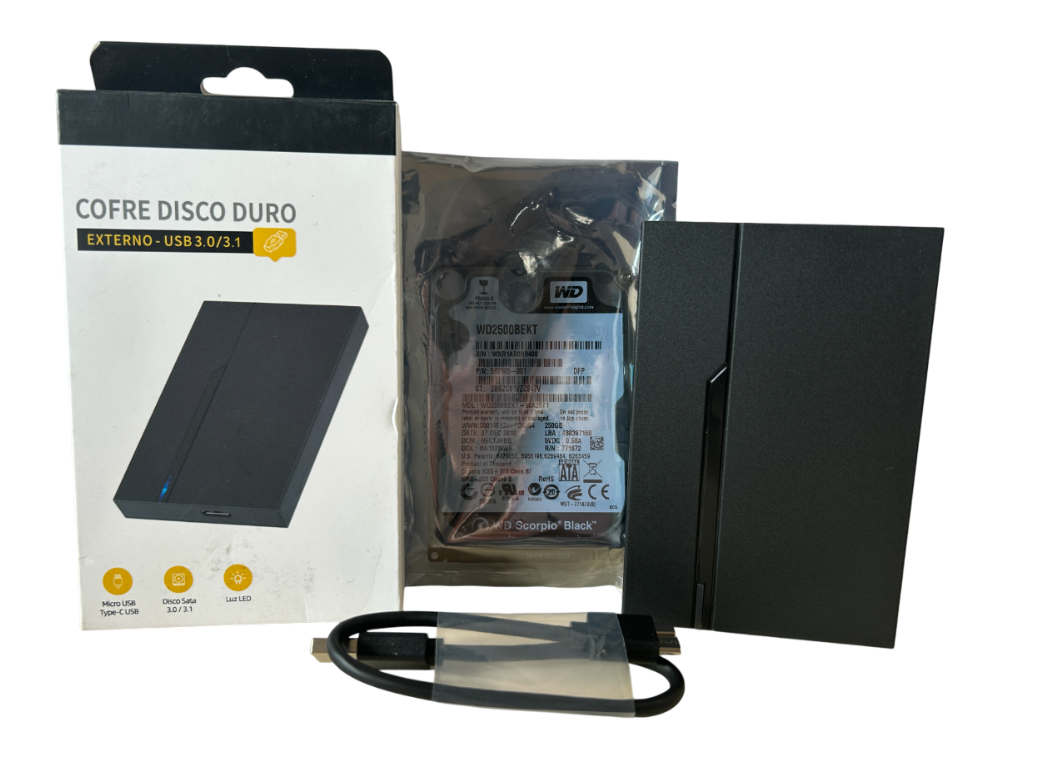 Наружный жесткий диск Western Digital 250GB 5400RPM USB 3.0