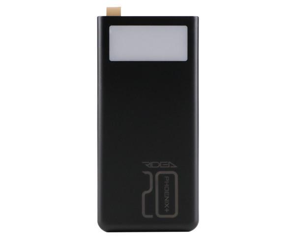Повербанк Ridea RP-D20L Phoenix20 PD/QC 3,0 20W 20000 mAh Black