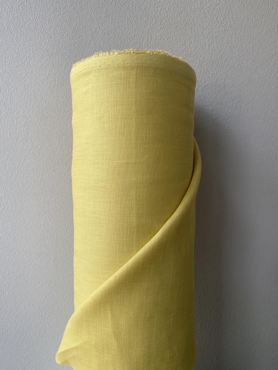Тканина сорочково-платтєва LINEN PLUS 100% льон 143 см 127/284 Салатовий з жовтим відтінком - фото 6 Тканина сорочково-платтєва LINEN PLUS 100% льон 143 см 127/284 Салатовий з жовтим відтінком - фото 6