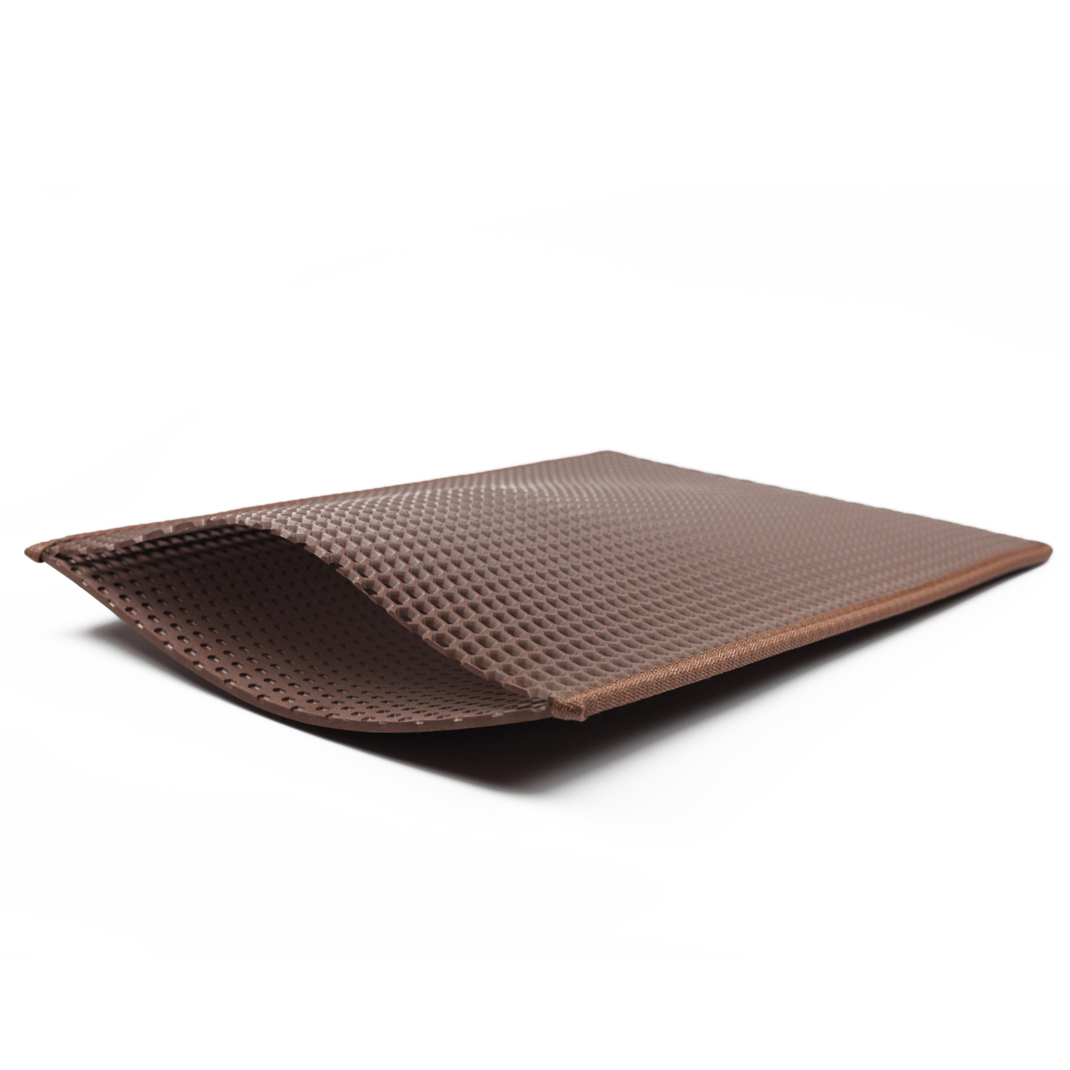 Коврик двухслойный Cat in Box для кошачьего лотка EVA 60x40 см Коричневый - фото 1 Коврик двухслойный Cat in Box для кошачьего лотка EVA 60x40 см Коричневый - фото 1