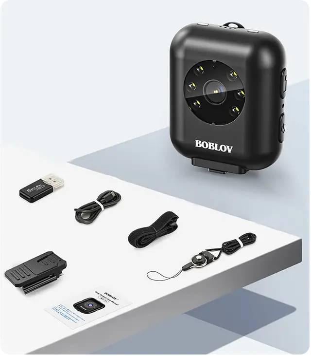 Боди камера мини Boblov W4 (1210) - фото 8