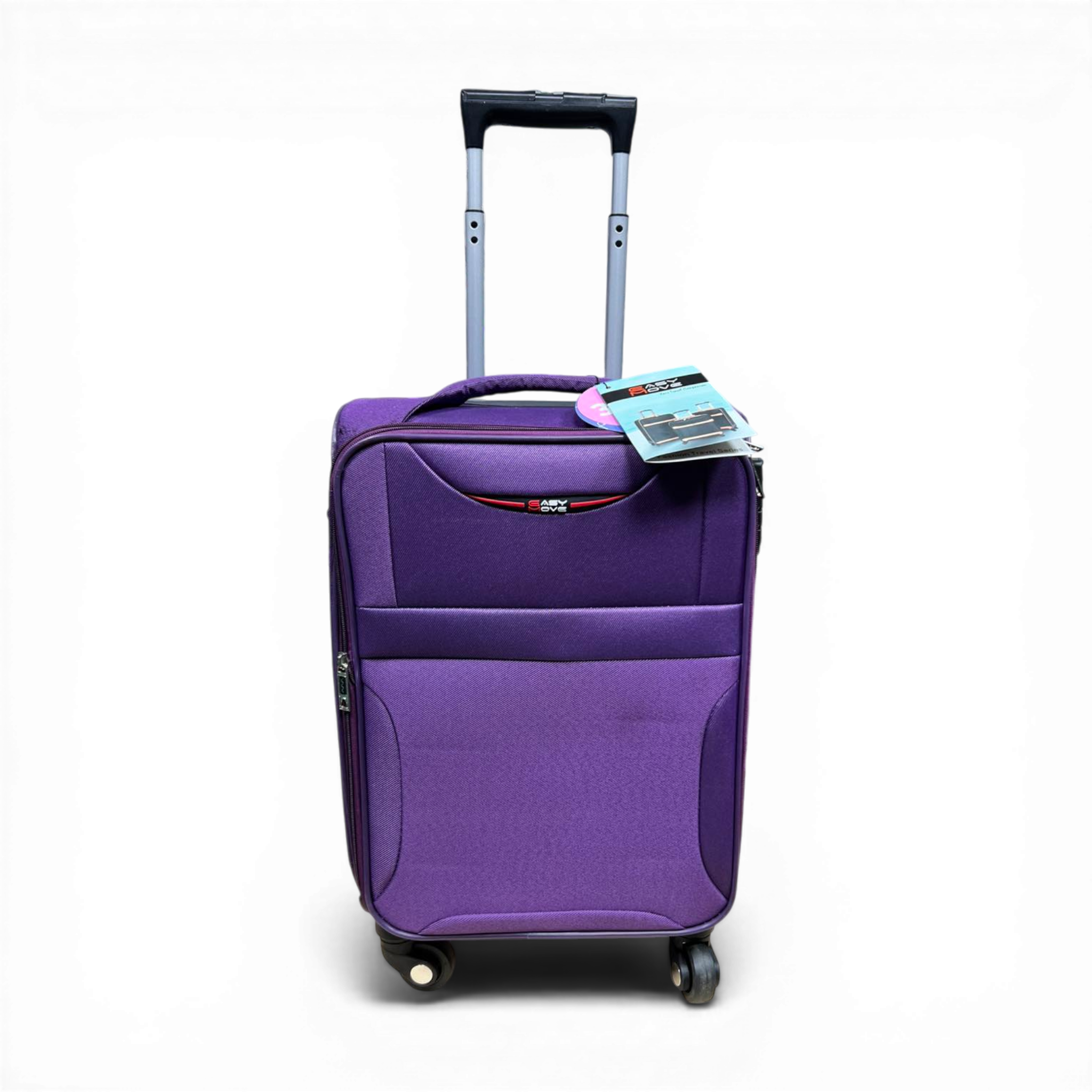 Валіза Easy Move 2025-1 на 4 колесах міцна тканина S Purple (12089)