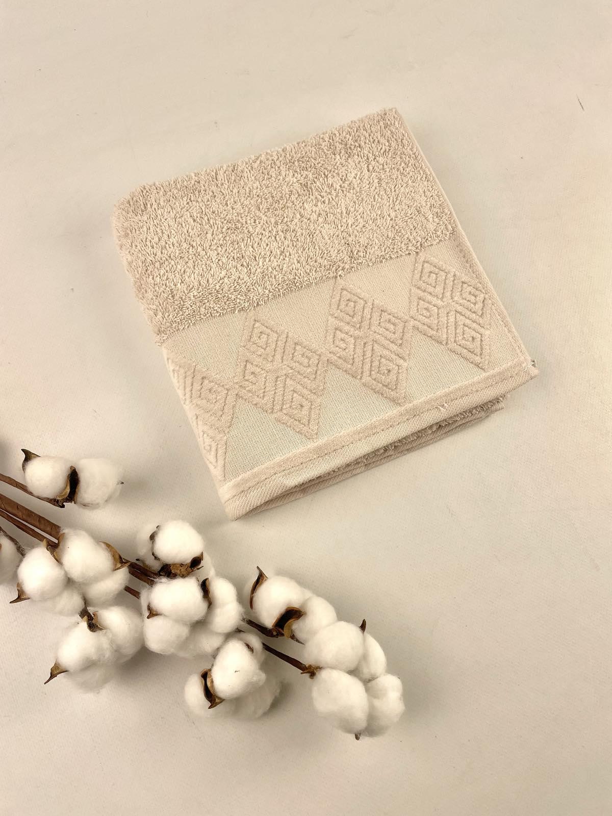 Рушник AE Dar 50х90 см Бежевий (CN37514) - фото 1 Рушник AE Dar 50х90 см Бежевий (CN37514) - фото 1