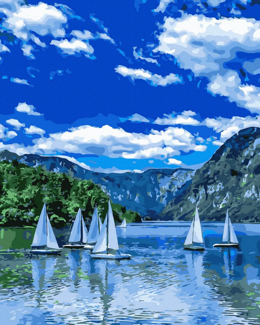 Картина по номерам Brushme Парусный спорт 40х50 см (GX40246)