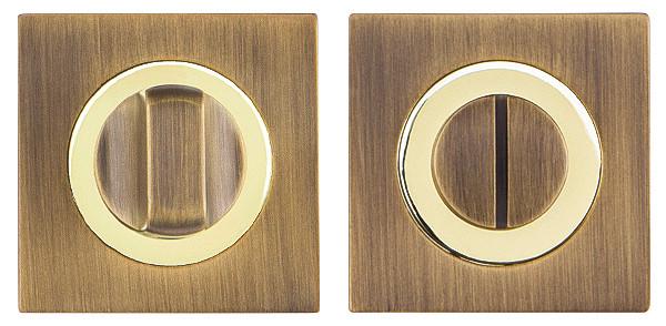 Ручка поворотная Fuaro BK6 KM AB/GP-7 Бронзовый /Золото