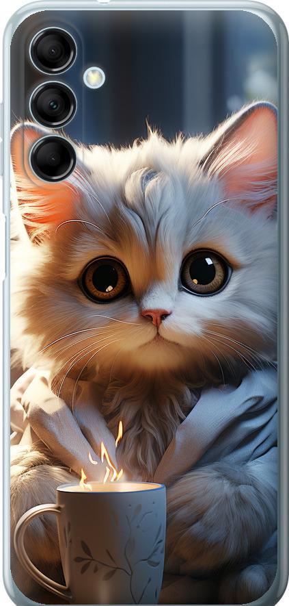 Чехол на Samsung Galaxy M14 M146B White cat (5646u-3038-42517)