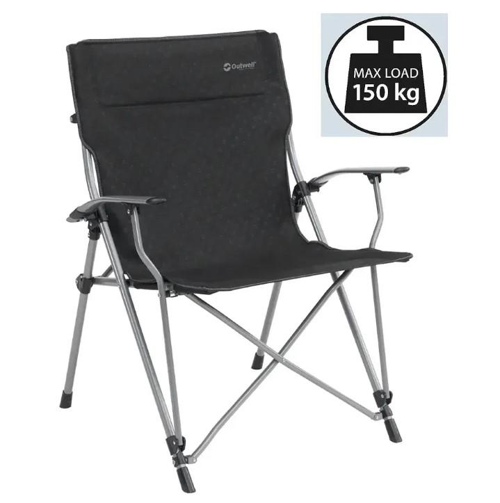 ᐉ Стул раскладной Outwell Goya Black XL (470472) • Купить в Киеве