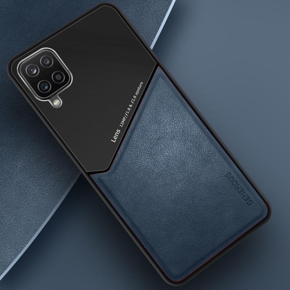 Комбинированный чехол Generous на Samsung Galaxy A12 A125 Blue (20005-28)
