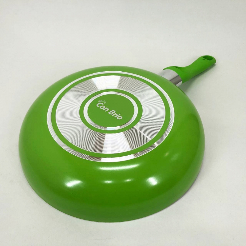 Сковорода Con Brio СВ-2414 антипригарная 24 см Green (tf5172) - фото 12 Сковорода Con Brio СВ-2414 антипригарная 24 см Green (tf5172) - фото 12