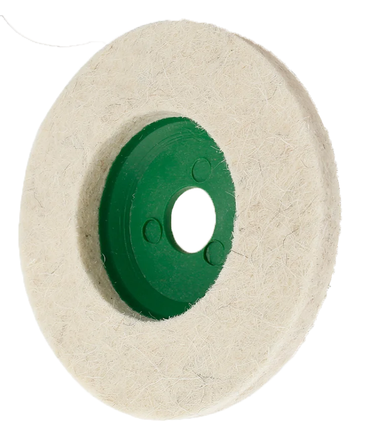 Войлок полировочный для КШМ 125х22х8 мм Белый (54598)