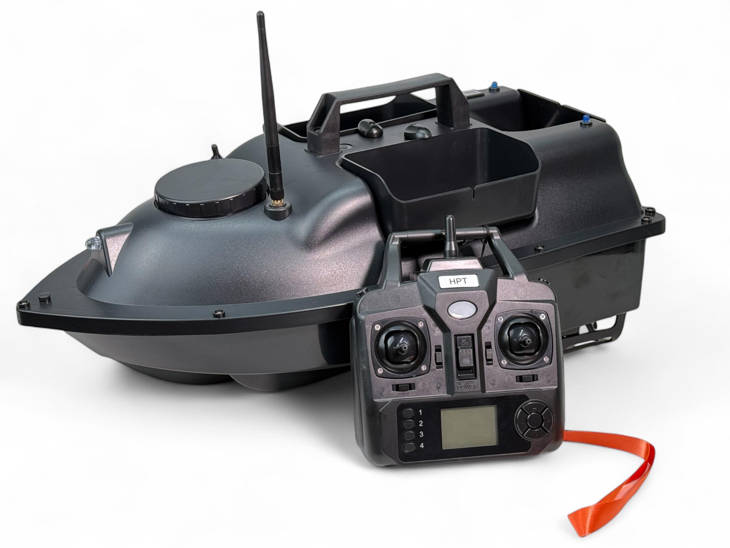 Карповый кораблик Flytec D8/V010/V18 3 бункера GPS на 16 точек/автопилот