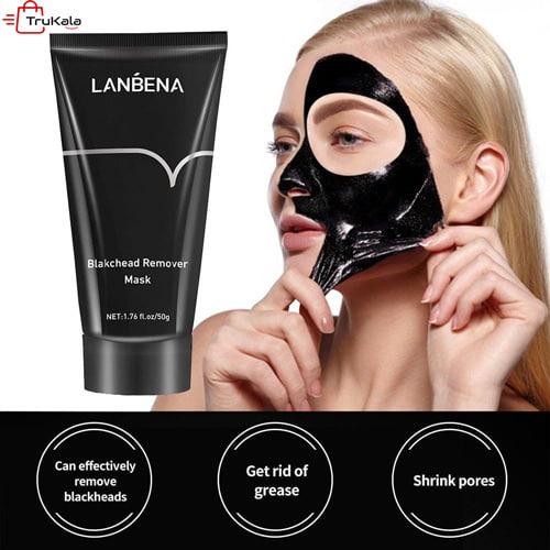 Маска-плівка LANBENA Bamboo Blackhead Remover Mask для видалення вугрів та чорних крапок з колагеном 50 г (19320953) - фото 4