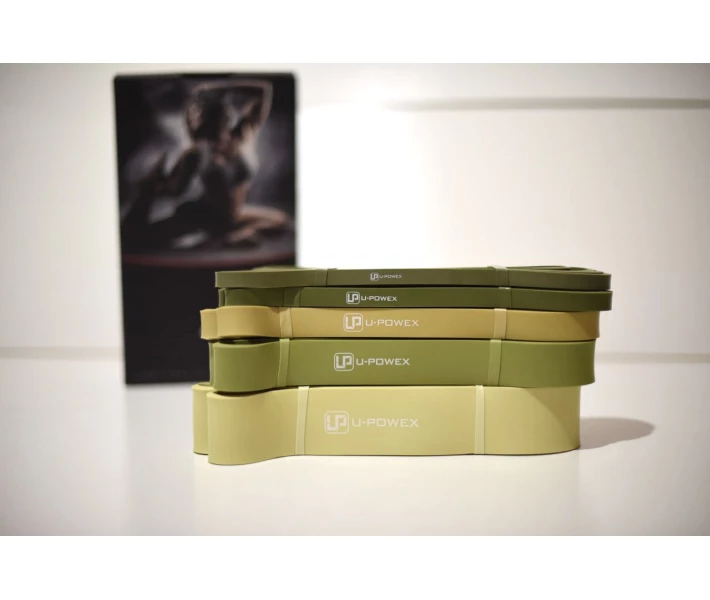 Набір гумок для підтягування U-Powex з мішком та спортивними рукавичками 5 шт. (512234201)