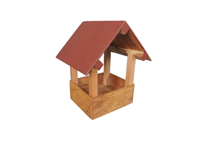 Годівниця дерев'яна для птахів 22x20x26 см (25005980)