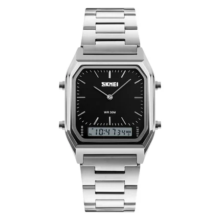 Наручные часы Skmei 1220SIBK Silver/Black