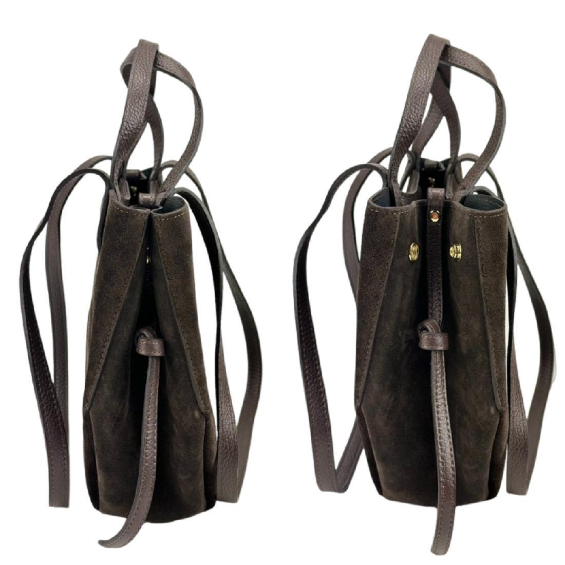 Жіноча сумка замшева Firenze Italy F-IT-7888DB Шоколадний (2656558537) - фото 6